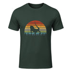 Dragon barbu - Graphique rétro - Lover vintage in Forest Green - front view