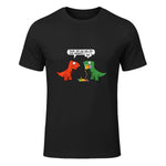 Dude Did You Eat The Last Unicorn Funny Dinosaur in Black - front view