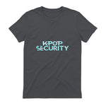 K-Pop Security Concert Staff T-Shirt in Charcoal - back view