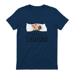 Süße Französische Bulldoggen Geschenke Offizielles Schlafshirt Schlafanzug Französische Bulldogge , Weiß, S, Kurz in Navy - back view