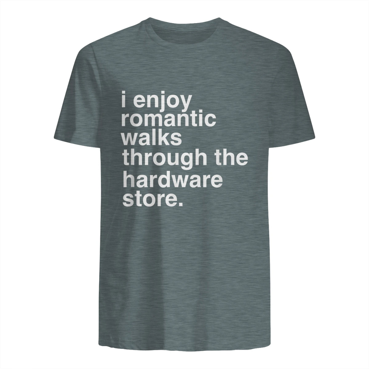 Funny Dad Handyman Hardware Store Tools Gift in Dark Heather - back view