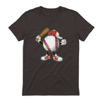 Baseball Boy T-Shirt in Dark Chocolate - back view