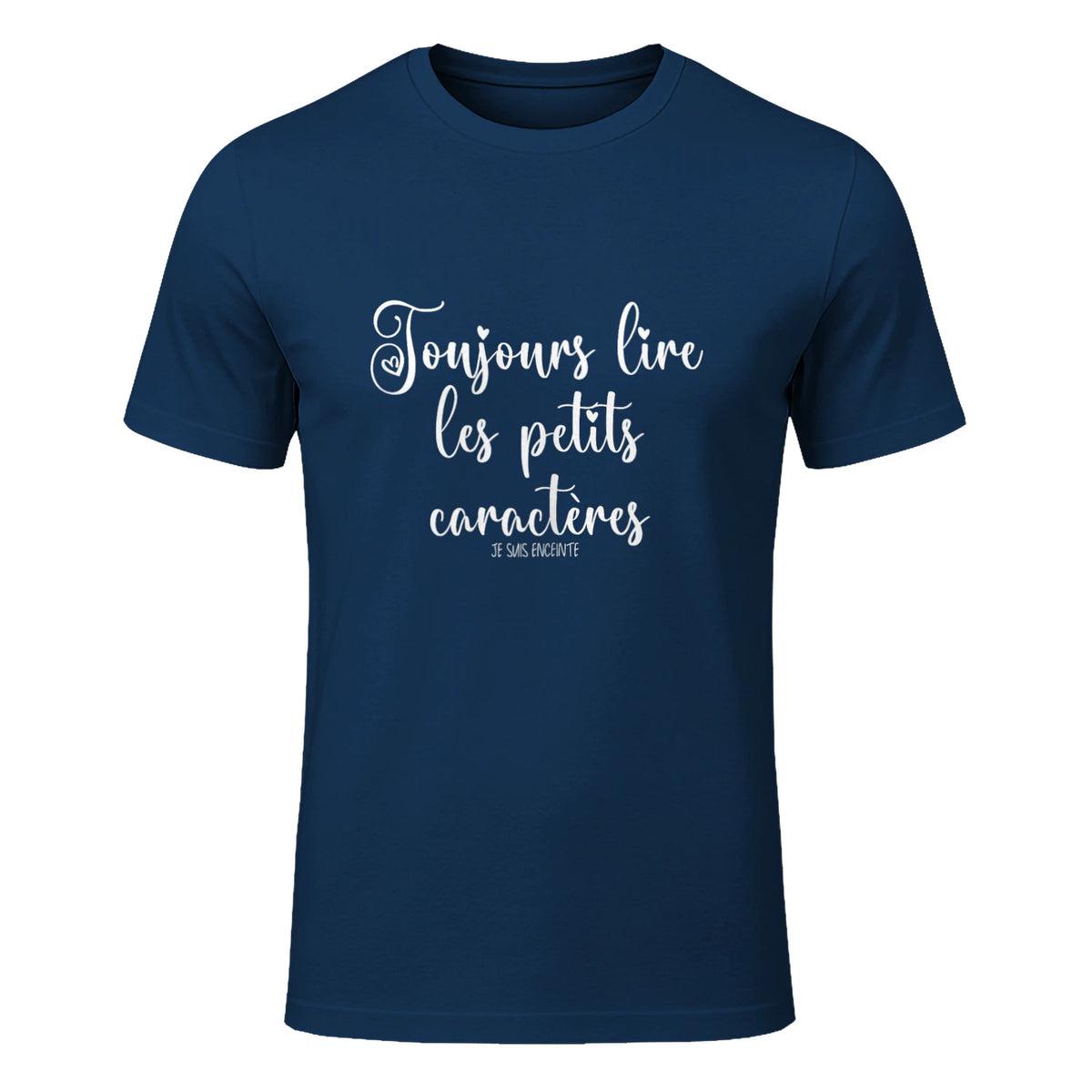 Drôle Annonce Grossesse Grand Parents Original Future Maman in Navy - front view