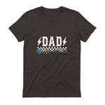Dad Retro Monster Truck T-Shirt in Dark Chocolate - back view