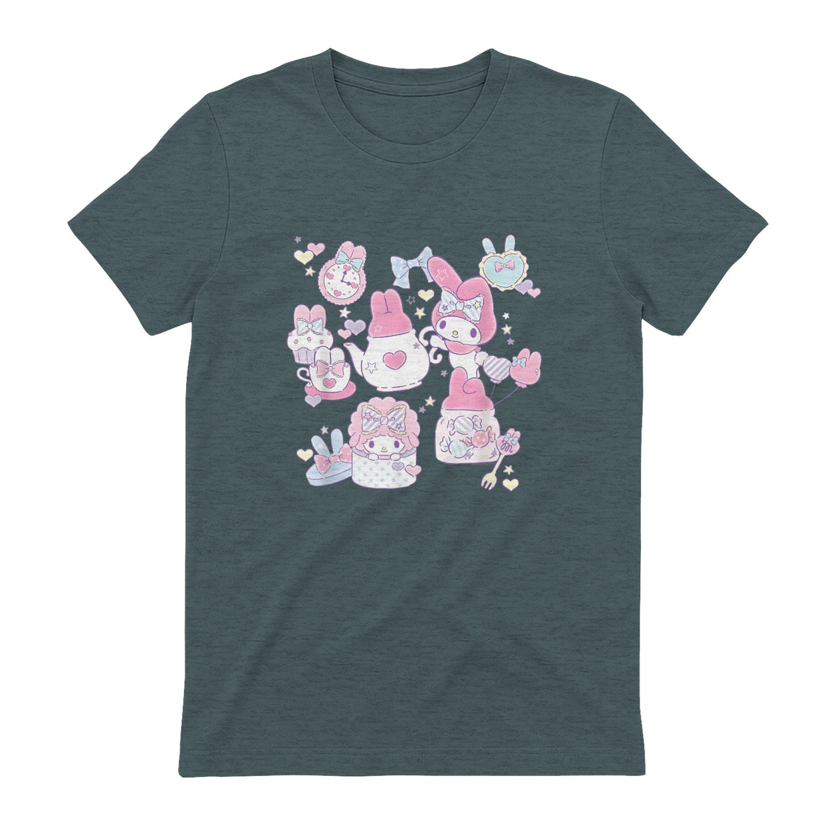 Sanrio My Melody Sweet Pink Tea Party in Dark Heather - back view