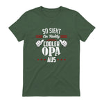 Opa SAGT So Sieht EIN richtig Cooler Opa aus Großvater in Military Green - back view