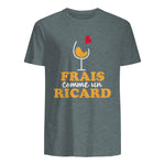 Frais comme Un Ricard - Ricard Pastis Apéro in Dark Heather - back view