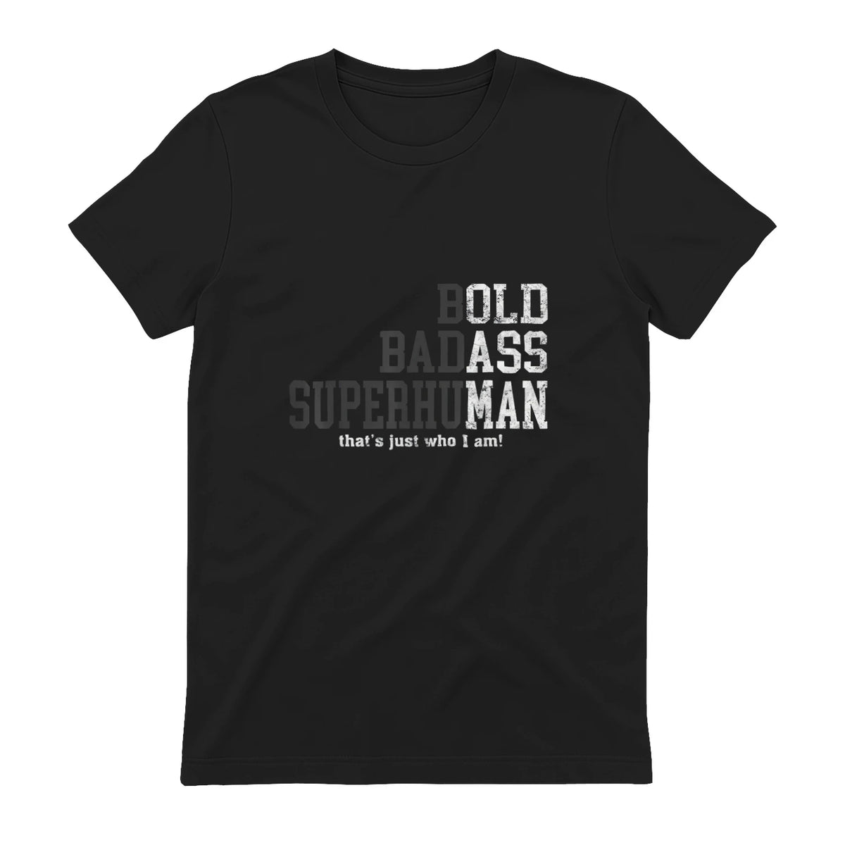 Funny Dad Husband Father's Day T-Shirt in Black - back view