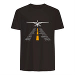 Avion RC Pilot Aéroport Piste Phonetic Alphabet Petit Avion in Dark Chocolate - back view