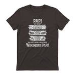 Wikinger Papa Vater Ragnar Thor Odin in Dark Chocolate - back view