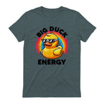 Big Duck Energy Duckie I Love Ducks Lovers Canard en caoutchouc in Dark Heather - back view