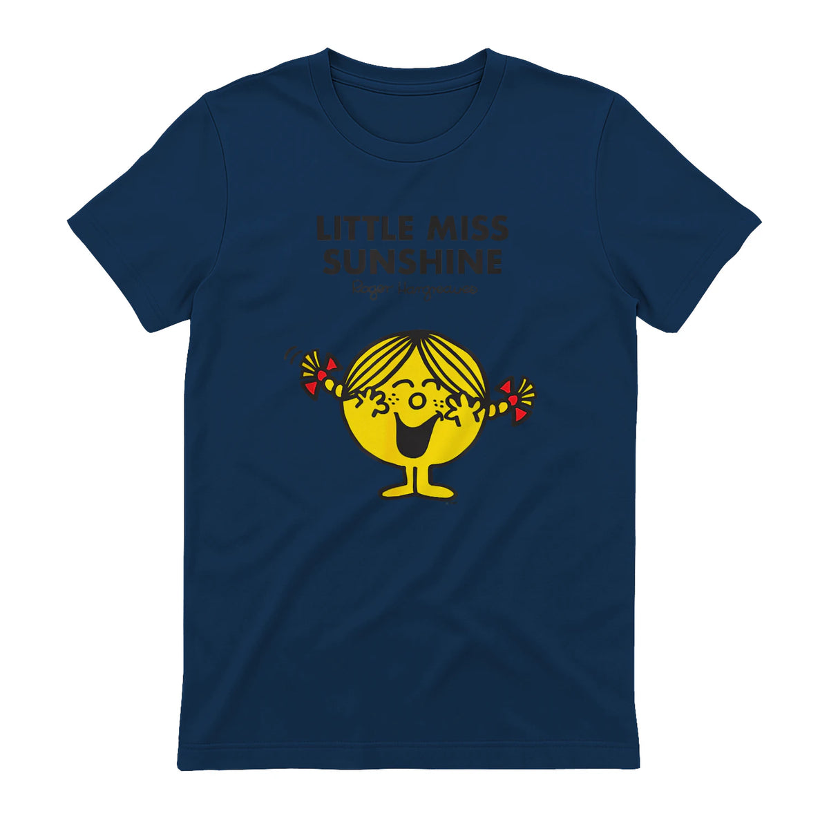 Mr. Men Little Miss Sunshine T-Shirt in Navy - back view