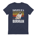 Chat – Employée de Birmanie – Sainte Birmanie in Heather Navy - back view