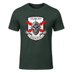 Tercero español. Soldado Calavera in Forest Green - front view