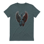 Fans de Hard Rock Vintage Music Rock and Roll Lover in Dark Heather - back view