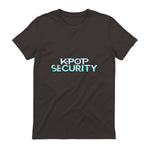 K-Pop Security Concert Staff T-Shirt in Dark Chocolate - back view