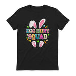 Egg Hunt Squad Bunny Happy Easter Day in Black - back view
