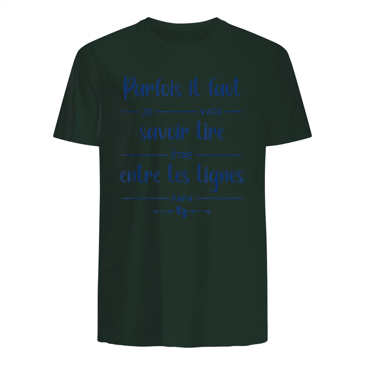 Futur Papa Annonce Grossesse bébé Je Vais être Papa in Forest Green - back view