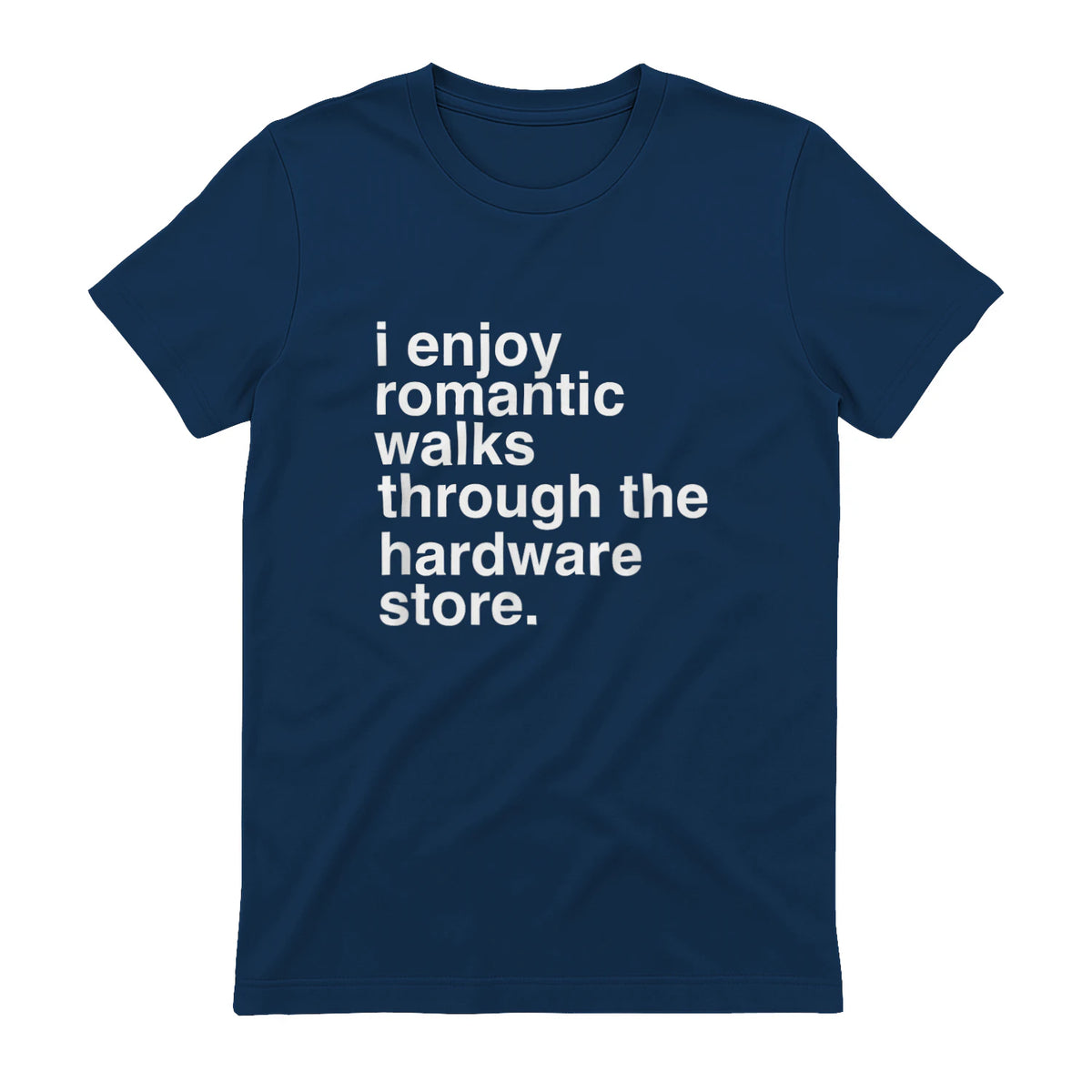Funny Dad Handyman Hardware Store Tools Gift in Navy - back view