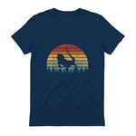 Dragon barbu - Graphique rétro - Lover vintage in Navy - back view