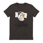 Offizielles Schlafshirt Katze Kater Katzen in Dark Chocolate - back view