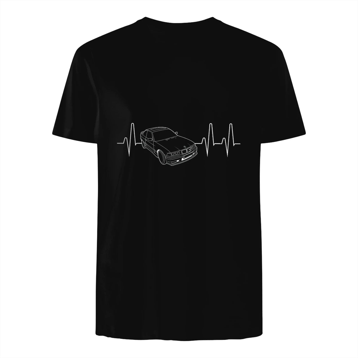 E36 Battement de C"ur pour Amoureux des Voitures in Black - back view