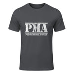 Attitude mentale positive. PMA in Charcoal - front view