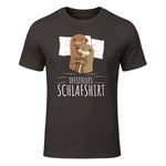 Offizielles Schlafshirt Otter Schlafanzug Seeotter in Dark Chocolate - front view