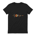 Music Guitarist Heartbeat Guitar in Black - back view