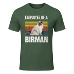 Chat – Employée de Birmanie – Sainte Birmanie in Military Green - front view