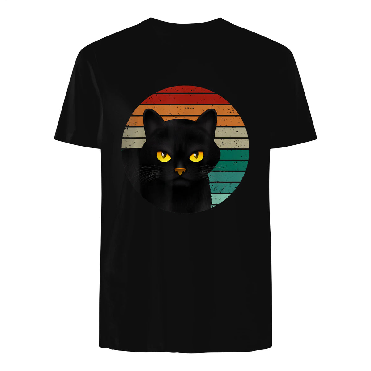 Chats Vintage Cat I Style rétro Chats noirs in Black - back view