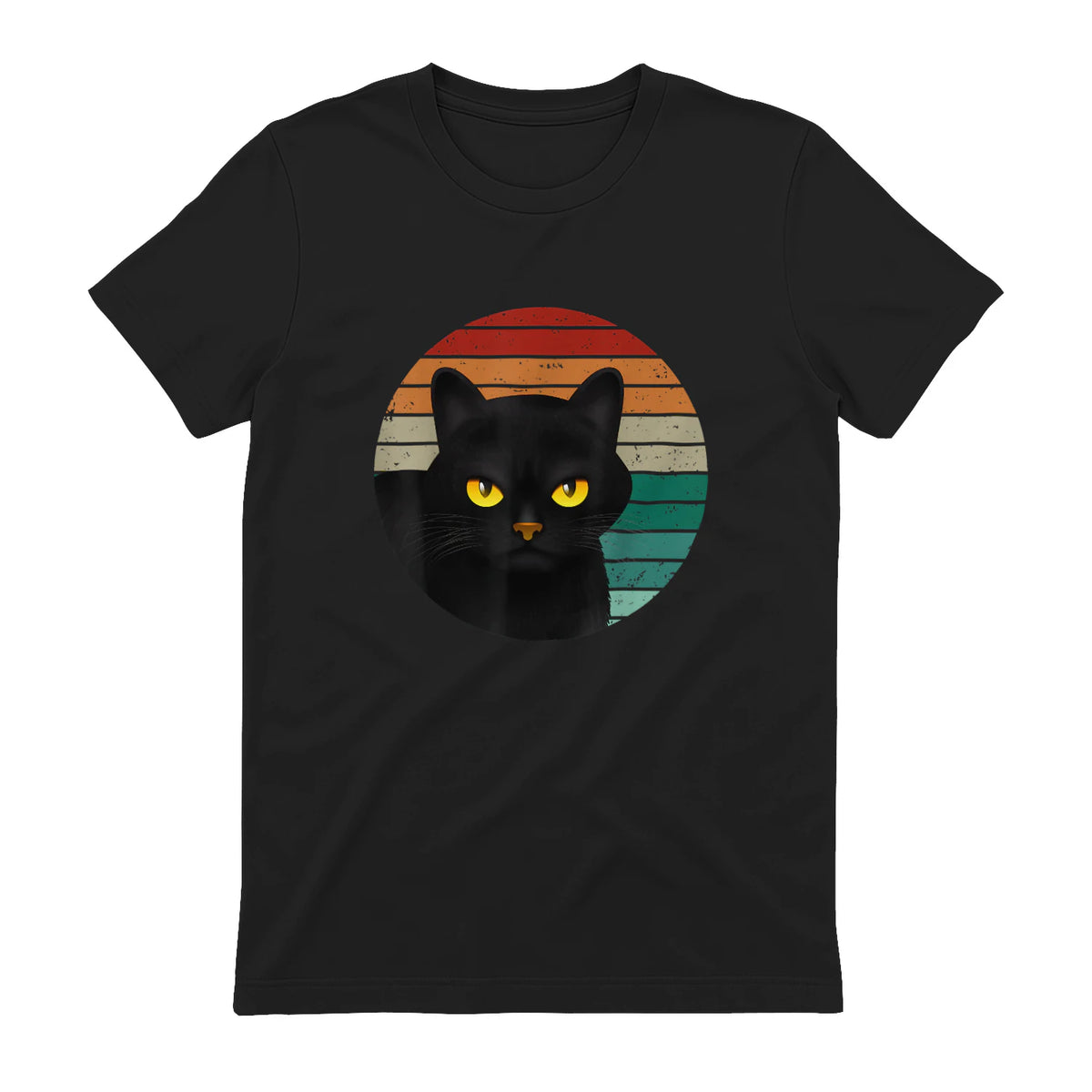 Chats Vintage Cat I Style rétro Chats noirs in Black - back view