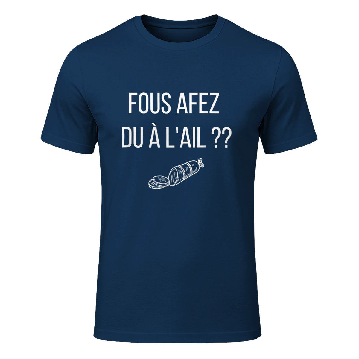 Fous afez du a l'ail in Navy - front view