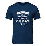 So Sieht EIN richtig Cooler Opa aus Großvater in Navy - front view