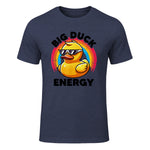Big Duck Energy Duckie I Love Ducks Lovers Canard en caoutchouc in Heather Navy - front view