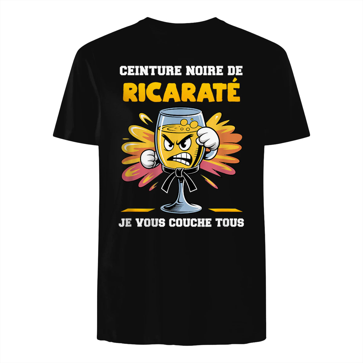 Ceinture Noire de Ricaraté Pastis Apéro in Black - back view