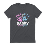 Gender Reveal Daddy dad in Charcoal - back view