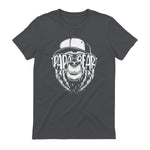 Grandfather Grandpa Son Daughter Children Gift Vatertag Schwarz Small Classic Fit Cartoon Bär Family Män in Charcoal - back view