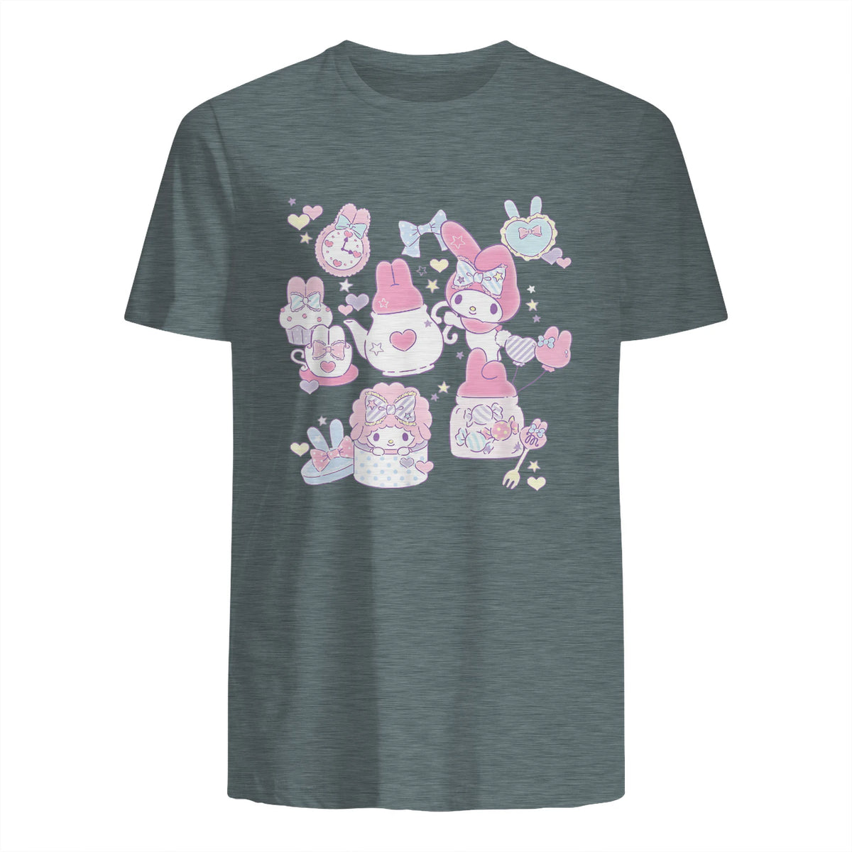 Sanrio My Melody Sweet Pink Tea Party in Dark Heather - back view