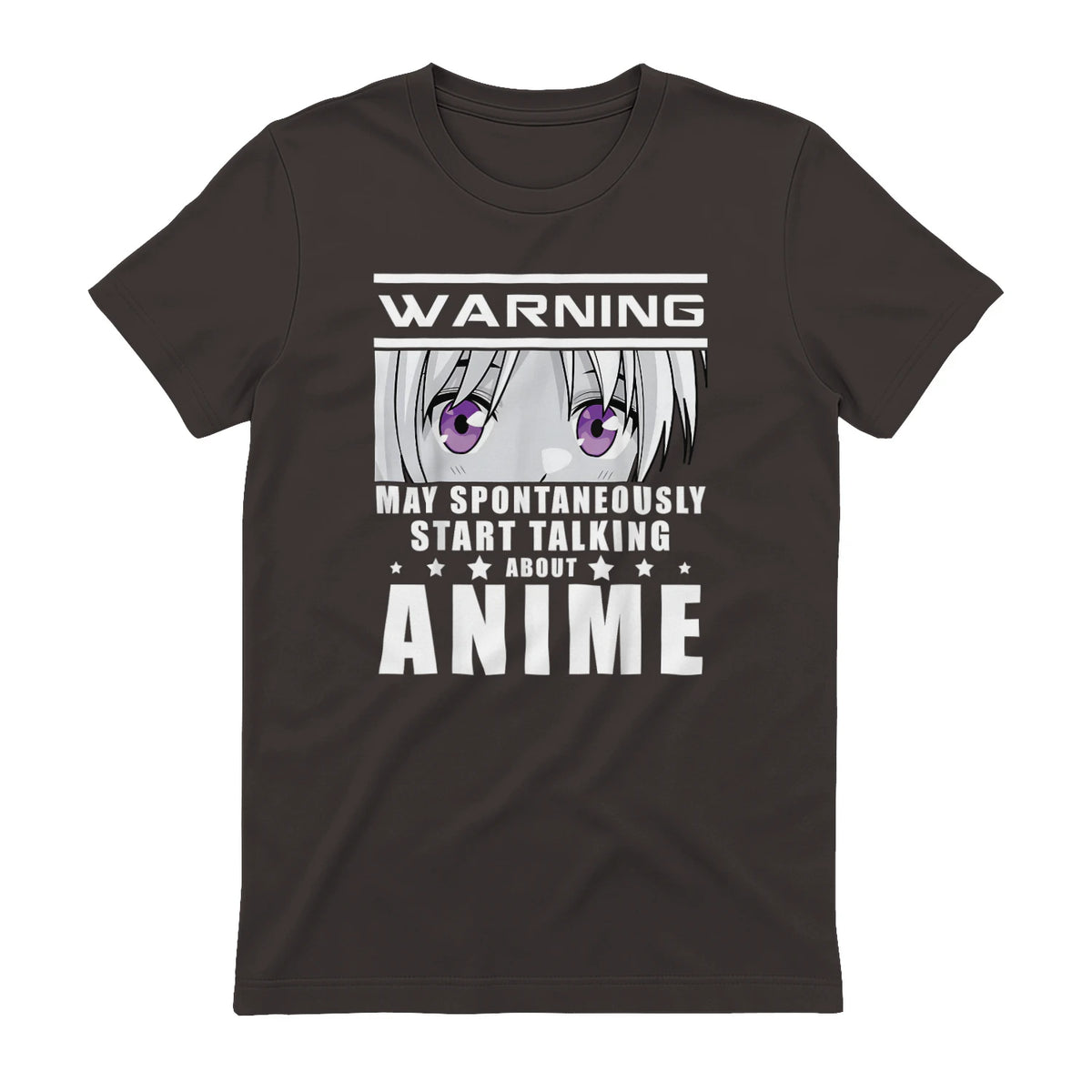 Warning May Spontaneously Start Talking About Anime in Dark Chocolate - back view