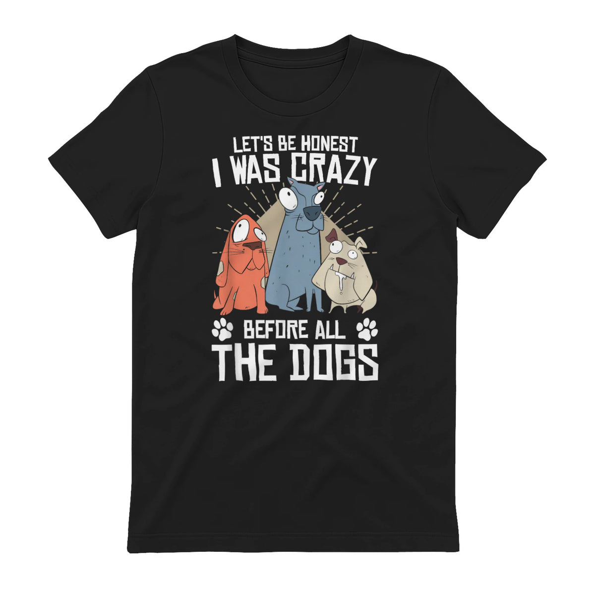 Design sur le thème des chiens pour les amoureux des chiots et les toiletteurs de chiens in Black - back view