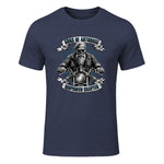 Lustiger Biker Spruch für den alten Mann - Sons of Arthrose - Ibuprofen Chapter Biker Motorradfahrer für ältere in Heather Navy - front view