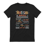 Autism Awareness World Tour Be Kind Acceptance is A Choice in Black - back view