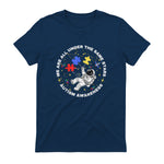 Autism We are All Under The Same Stars Space Astronaut in Navy - back view