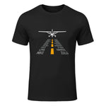 Avion RC Pilot Aéroport Piste Phonetic Alphabet Petit Avion in Black - front view