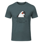 Funny Penguins T-shirt Woman Man Children Gift in Dark Heather - front view