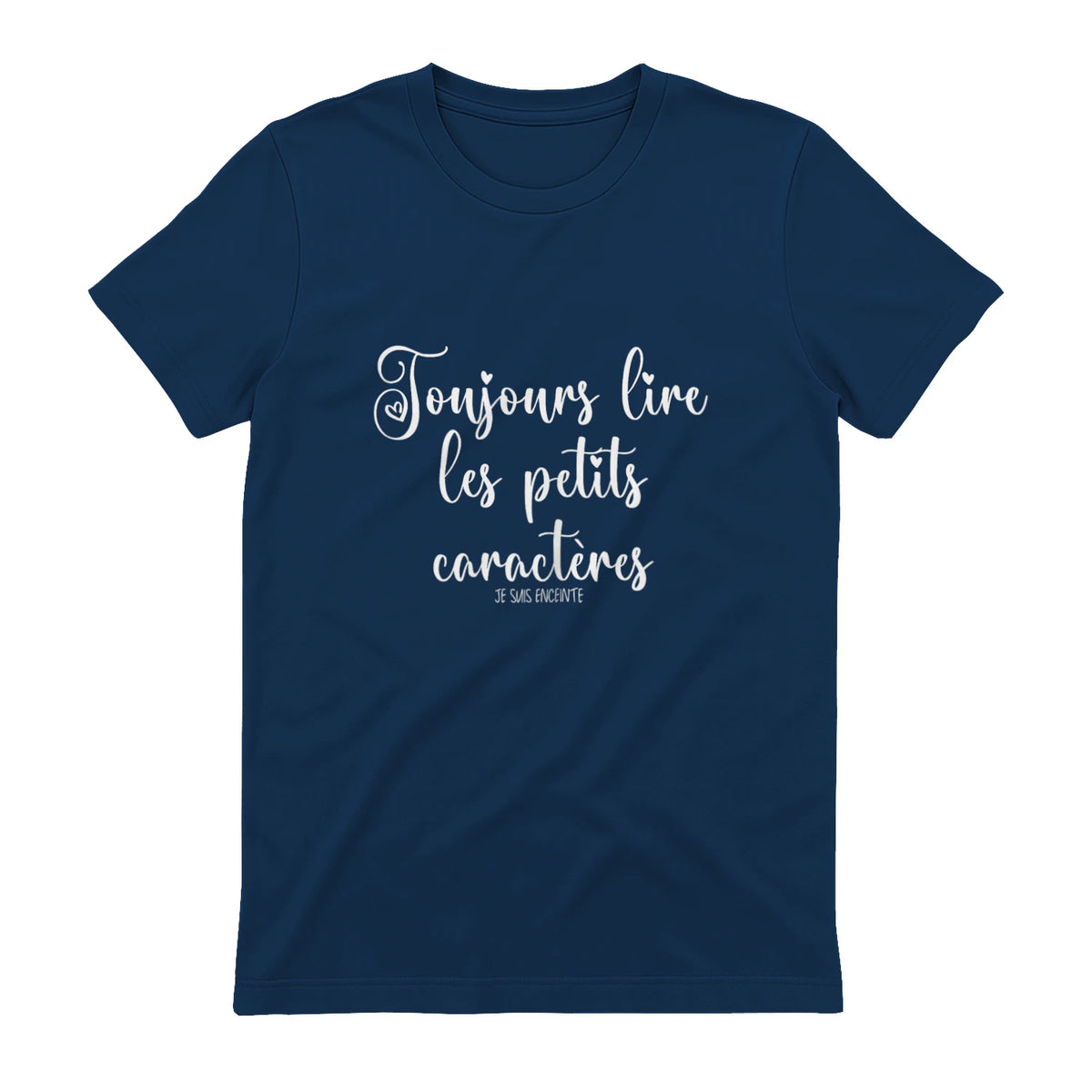 Drôle Annonce Grossesse Grand Parents Original Future Maman in Navy - back view