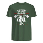 Opa SAGT So Sieht EIN richtig Cooler Opa aus Großvater in Military Green - back view