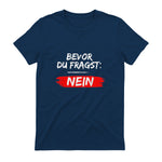 GIGATEMP Herren Männer Sprüche Lustig Witzig Schwarz Halbarm Klein EU XS Regulär Casual Funny Slogan Vat in Navy - back view