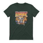 Autism Meme Funny Tism Squelette Autistique et Gay Humour in Forest Green - back view
